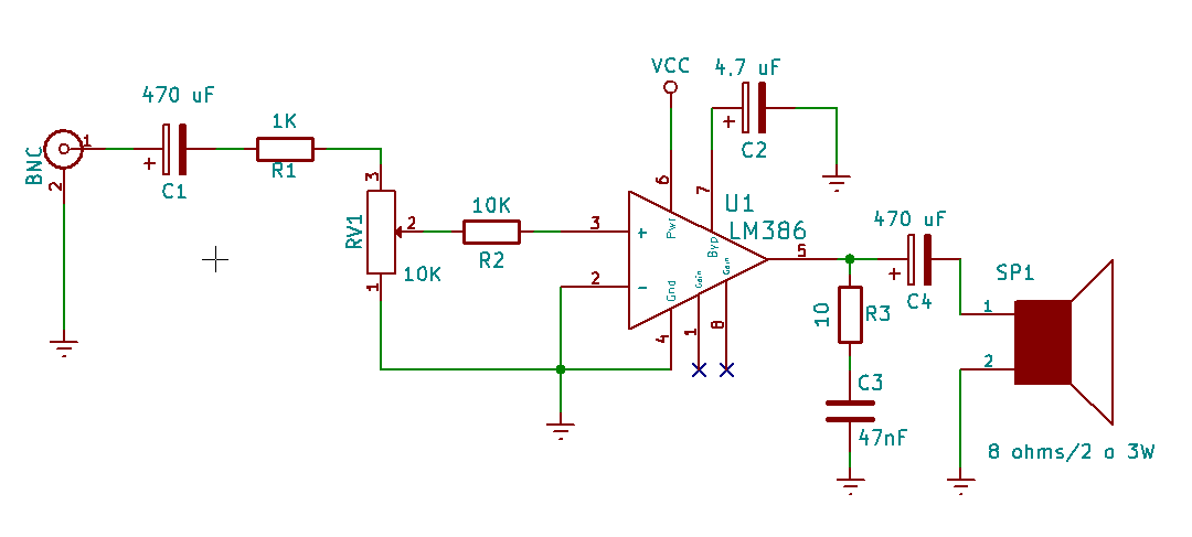 Amplificador LM386